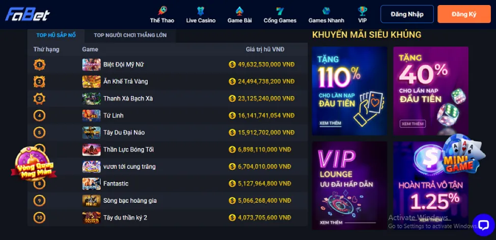 Đa dạng trò chơi cá cược tại hi8823 cổng game chính thức